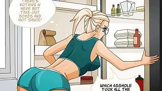 sweat from warming up while drinking water