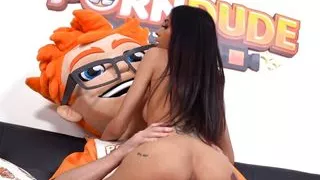 Petite teen Reina Heart get her puss stretched by the Porn Dude