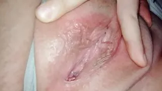 freshly masturbated my wet vagina for you