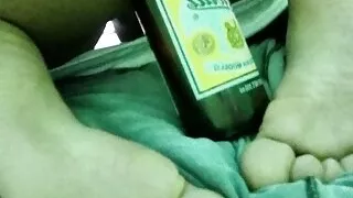 Leckeres selbstgemachtes Anal mit Haushaltsgegenständen