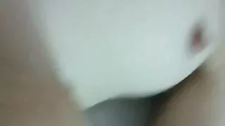 Home gentle masturbation. Close-up