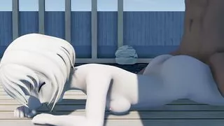 hot sex with a young student. Framed her wet pussy for a mature cock