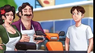 Summertime Saga - I've seen Grace's boobs and Eve's hot body