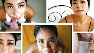 Asian Model Facial Compilation