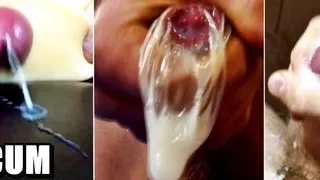 25 Juicy Cumshots! COMPILATION OF MY CUM (1 part)