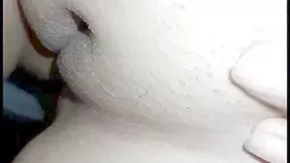 My girlfriend sends me photos of her Waxed and Wet Vagina