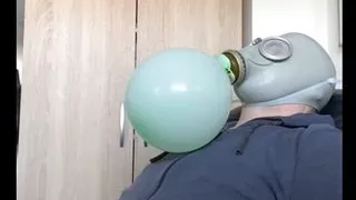 Bhdl - N.v.a. Gasmask Breathplay - Training With Ballon Breathbag