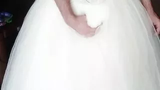 Showing proper love to an overprotective brides wedding dress