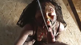 cum in mouth, zombie wife