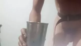 Amatör, Rumpa, Bar, Bad, Badrum, Svart