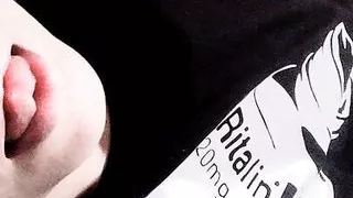 Touching myself and wishing I could eat myself out and put my tongue on my super cute muff