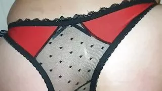 Big ass blonde fucked, cum on tits