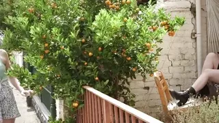 GirlsOutWest - Hairy lesbian girls fuck outdoors