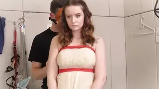 Bound ass fucked cock sucking babe