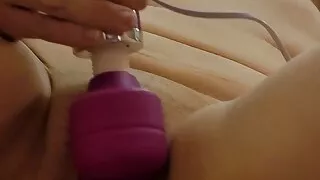 Dotty Cums Hard With Her Magic Wand (Close Up)