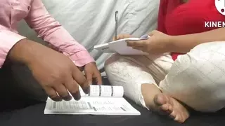 Tutor Fucking Sexy Teen Student At Home- Homemade with Hindi Audio- yourpoja69