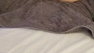 Dotty Masturbates With A Vibrator Over Her Lingerie