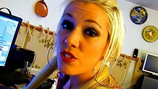 Sexy blonde inked Teen Milky watch his own Anal Porn review