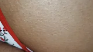 goosebumps of my wife in a wish of anal sex