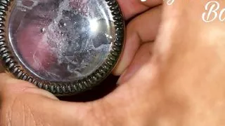 Chubby is masturbated, they put a bottle in her pussy and I enjoy the pleasure