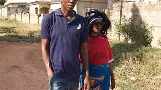 Having a walk with my side chick before we go and fuck