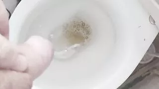 Me having a piss at friends house