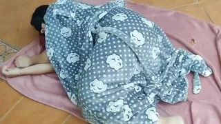 Taking advantage of blindfolded stepmother