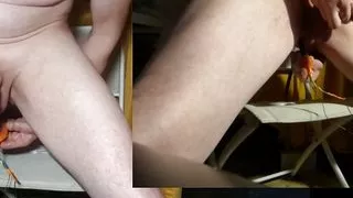 electro vibrator anal purple session