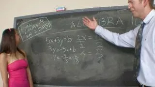 Naughty Nadia fucking hardcore by her teacher