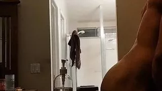 Practicing for a deep dick down