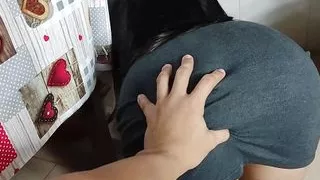 My Beautiful Sister-in-law Cooking gets Fucked with me because I have a Bigger Cock than her Cuckold Husband