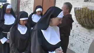 Nun loves fuck outdoor