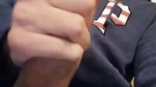 Jerking Off My Big Uncut Cock Public On My Window Till I Cum - Camilo Brown