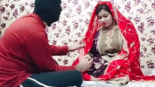 Indian Suhagraat Sex_First Night of Wedding Romantic Sex with Hindi Voice