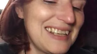 Trying not to wet myself as I dash in from doing gardening after drinking too much coffee this morning