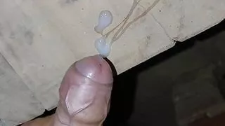 Big Cock Cumshot On The Bed