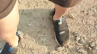 Morgenspaziergang mit sexy Riesenschwanz