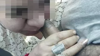 Auto, Sperma im Mund, Latinasex, Mexikanischer Sex, Schlucken, Ehefrau