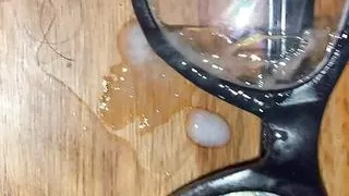 Cum on ugly glasses.