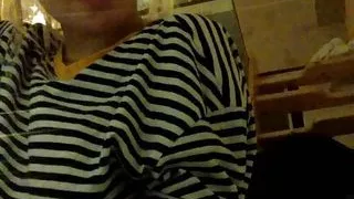 Gentle beautiful evening striptease. Close-up