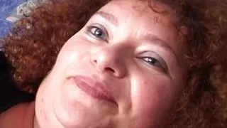 Exciting masturbation for a horny and sexy redhead BBW who is filmed in POV while she enjoys with her sex toy