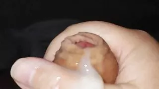 Cumshot am frühen Morgen in Zeitlupe