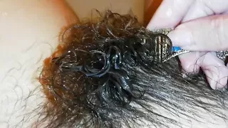 Hairy Bush Fetisch Video Unterwasser Nahaufnahme