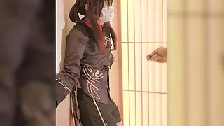 Wearing Dildo Sex toy Genshin Hu-Tao VOL.9 Masturbation