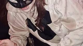 He just realized he was losing and peed all over me in bed