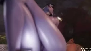 Widowmaker Riding Her Dates Dick While He Films