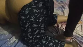 Hot stepmom was fucked by stepson when father went to office