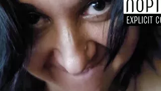 Superblowjob and cumshot in the mouth of the number one Italian slut