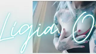 Ligia have fun and fuck her dildo a LOT