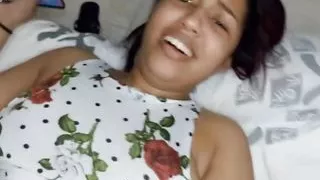 The secretary at my job always wants to fuck me and my wife is already suspicious, but this 18-year-old brunette is very